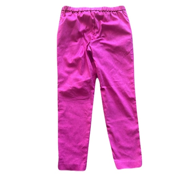 Milly Minis Pink Satin Side Zipper Bow on Waist Pants Girls Size 10 - Picture 2 of 14
